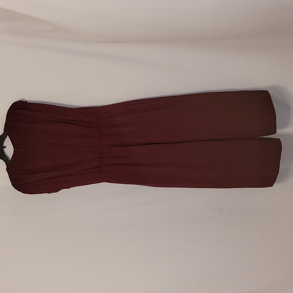 GAL Meets Glam Luella Ruched Shoulder Crop Wide Leg Jumpsuit - Picture 13 of 16